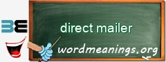 WordMeaning blackboard for direct mailer